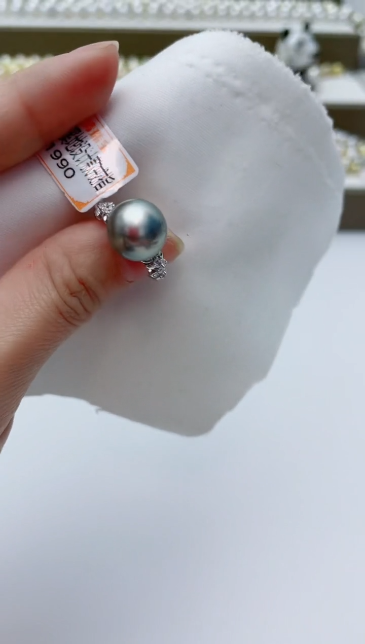 【闪购商品】海水珍珠戒指银S925镶嵌A16