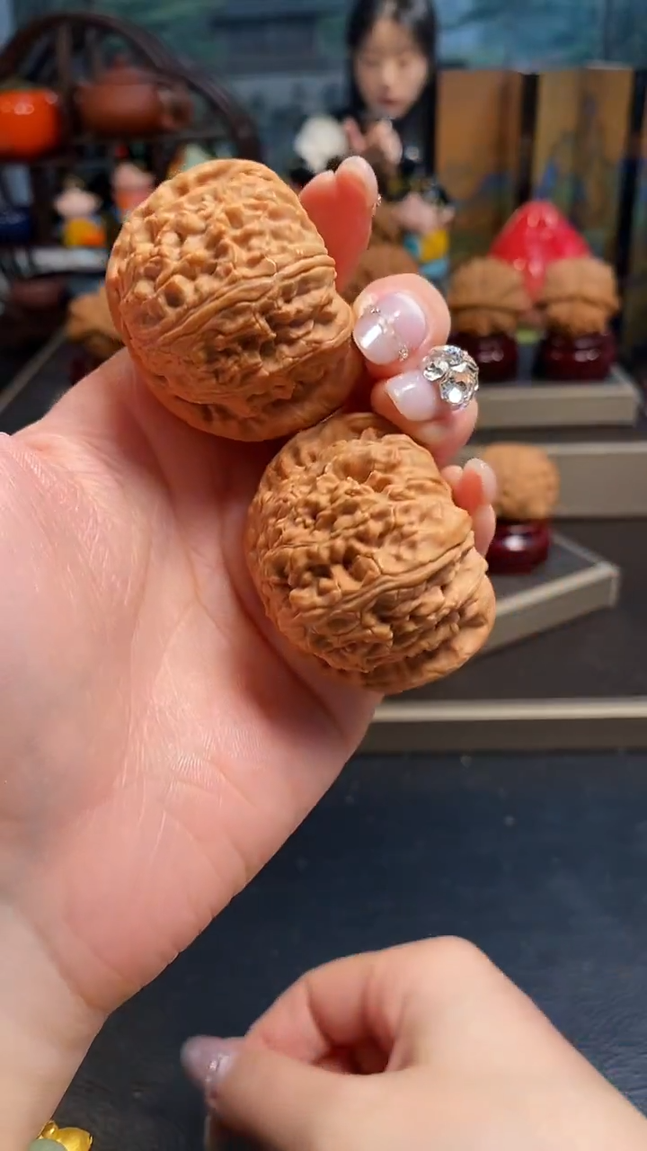 【闪购商品】文玩核桃吊坠D561白狮子45