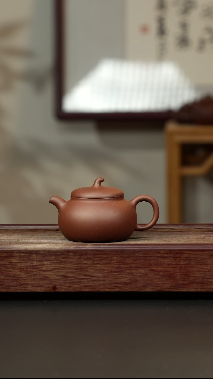 紫砂茶壶四号井底槽清茄瓜