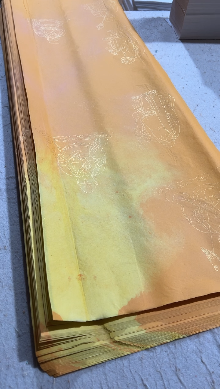 18    瑕疵手工佛黄36×95 50张
