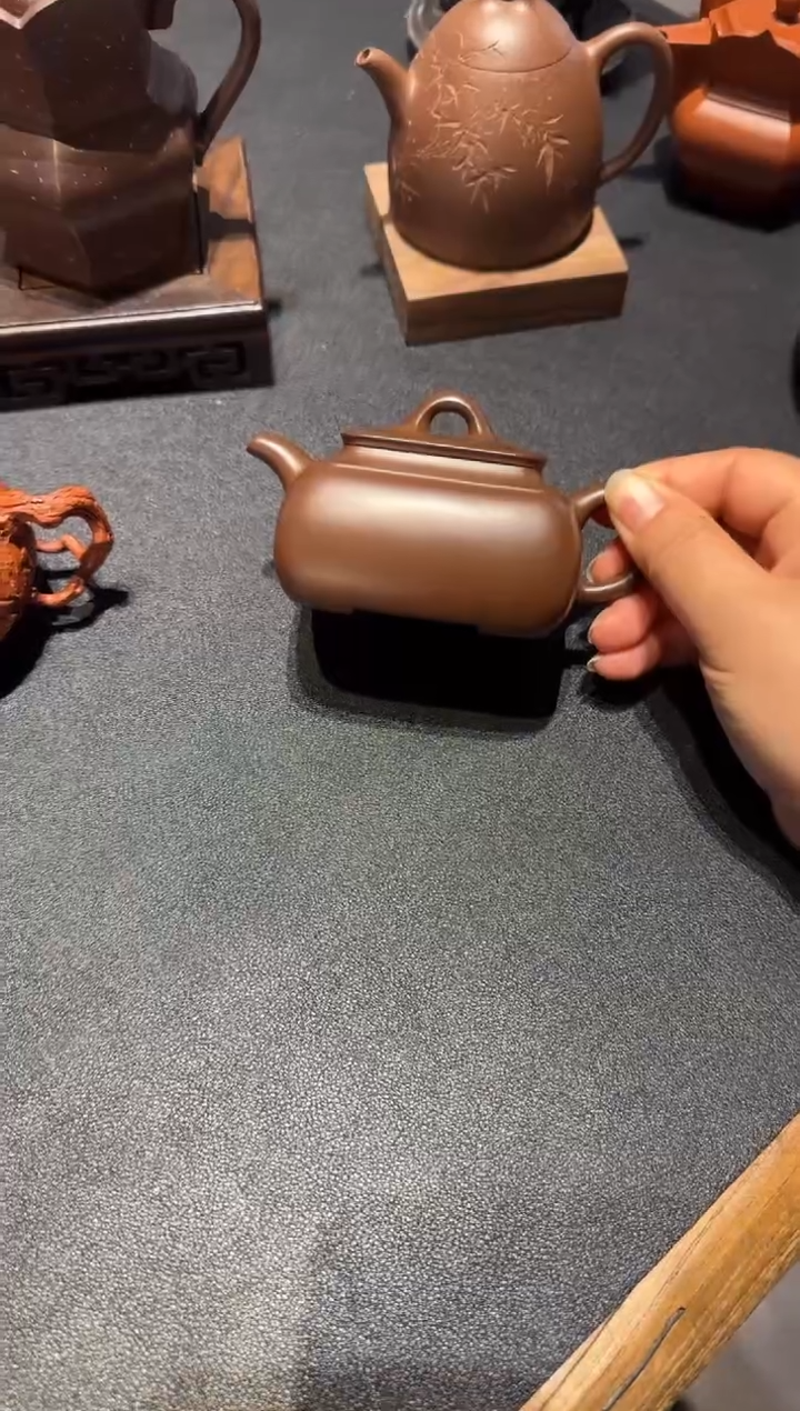 茶壶紫砂许*新长四方 紫砂壶