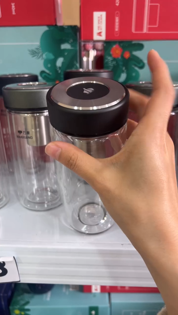 【闪购商品】万象单层390ml高硼硅茶杯鹅蛋