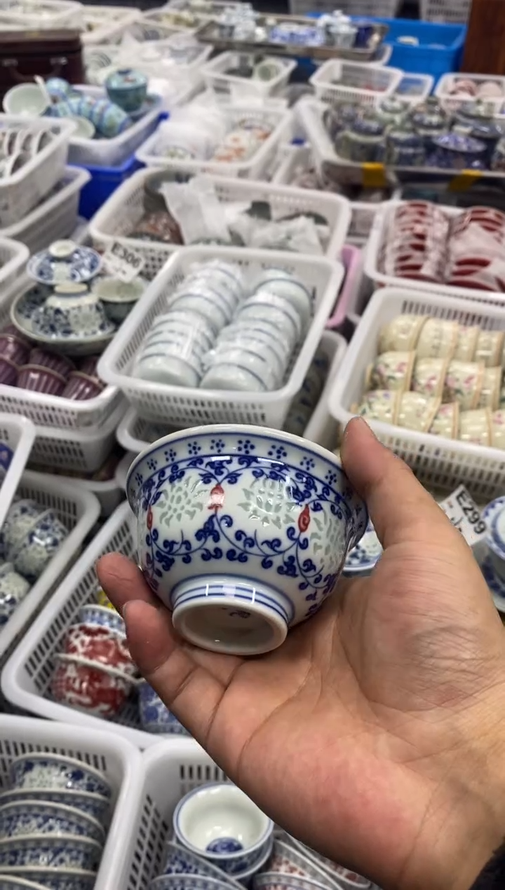 摆件陶景德陶瓷茶具容量约100