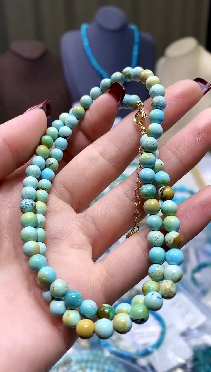 【闪购商品】绿松石项链未镶嵌693