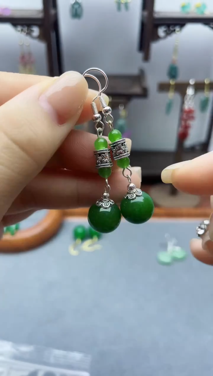 未镶嵌和田玉耳饰663000