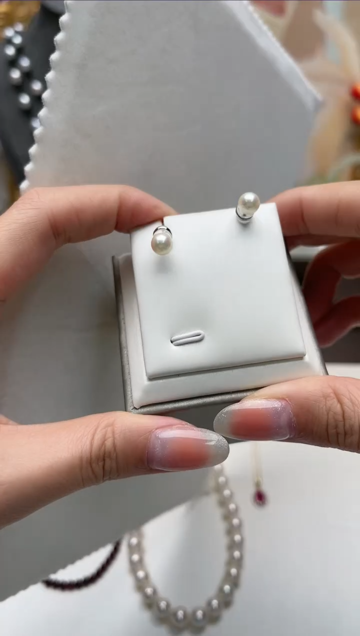 【闪购商品】海水珍珠耳饰合金ap6556