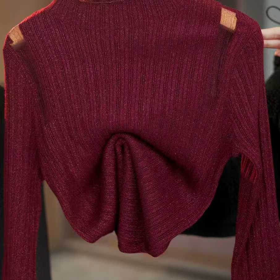 2025新款秋冬季针织衫上衣洋气毛衣打底衫.GD1531