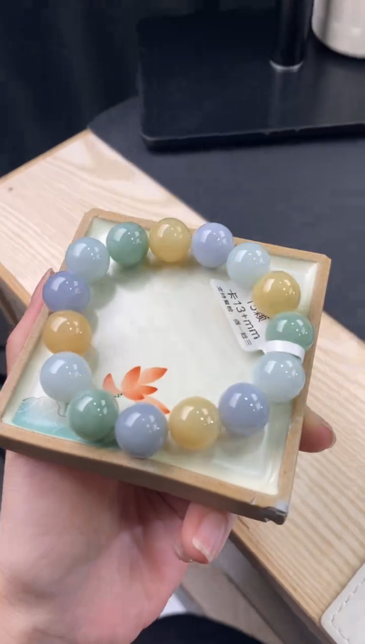 【闪购商品】翡翠手链未镶嵌手串710