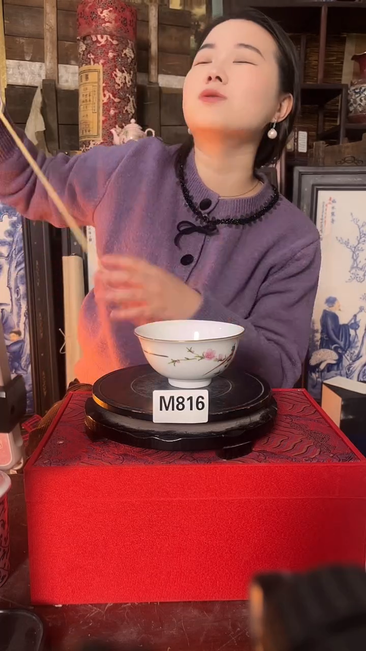 摆件陶景德镇陶瓷摆件M816