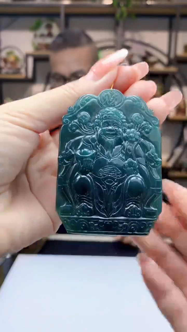 【闪购商品】定制翡翠未镶嵌1063ry-毛货挂件24