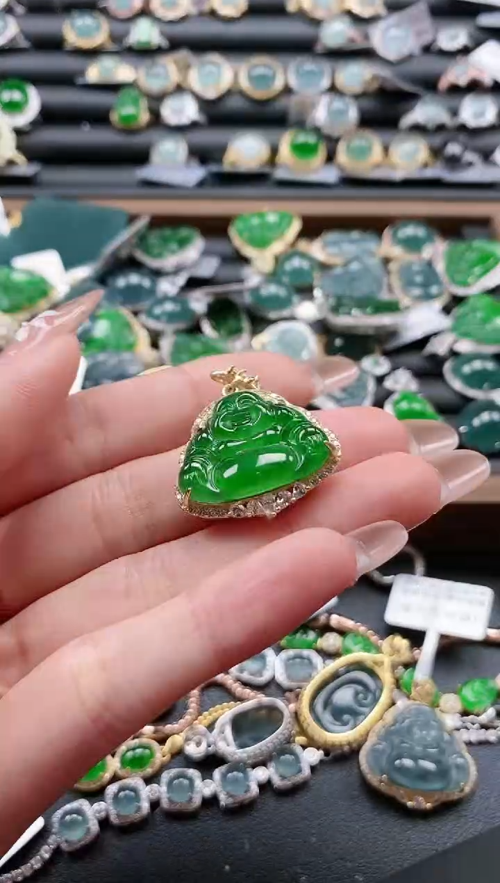 【闪购商品】翡翠戒指银S925镶嵌51151