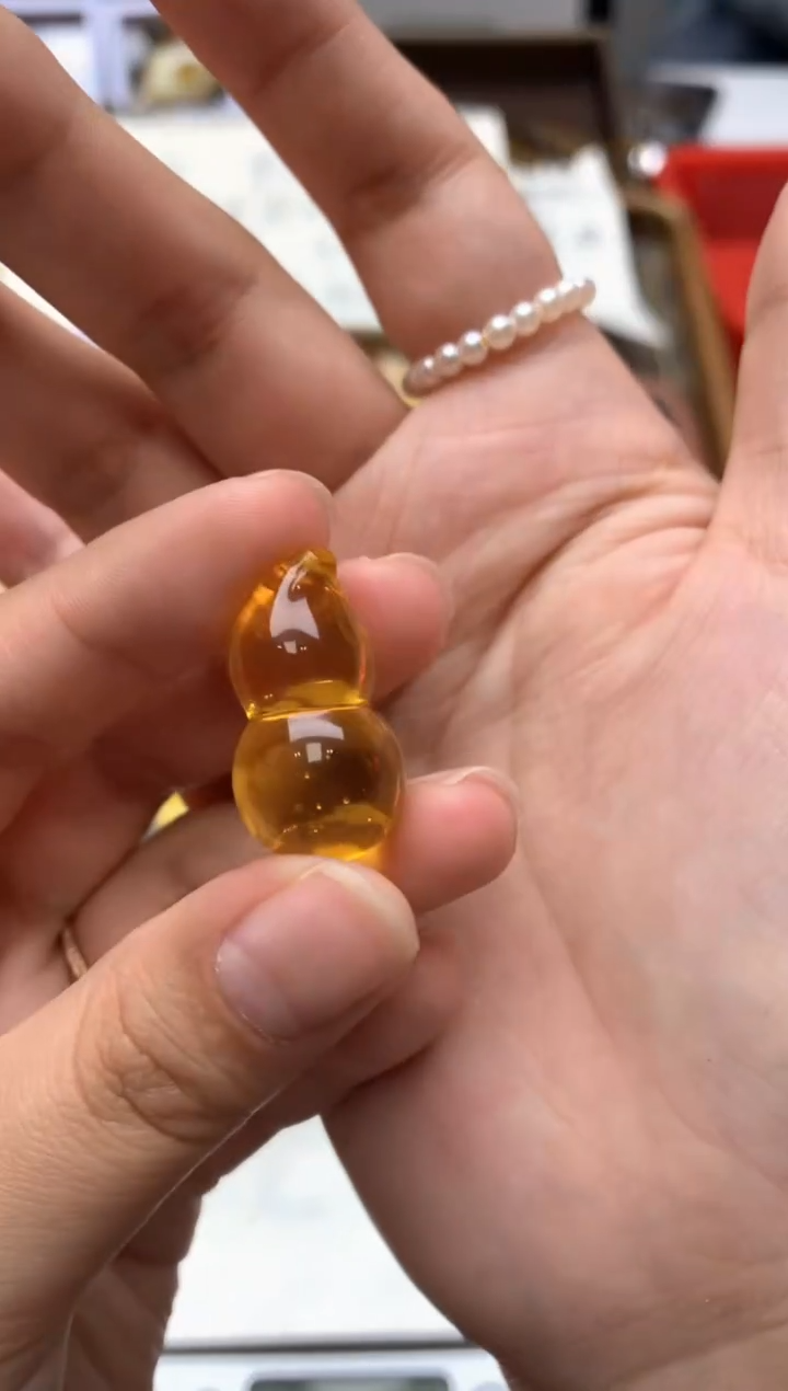 【闪购商品】琥珀珠宝奇石未镶嵌009琥珀蜜蜡花粉有纹小坑介意勿拍