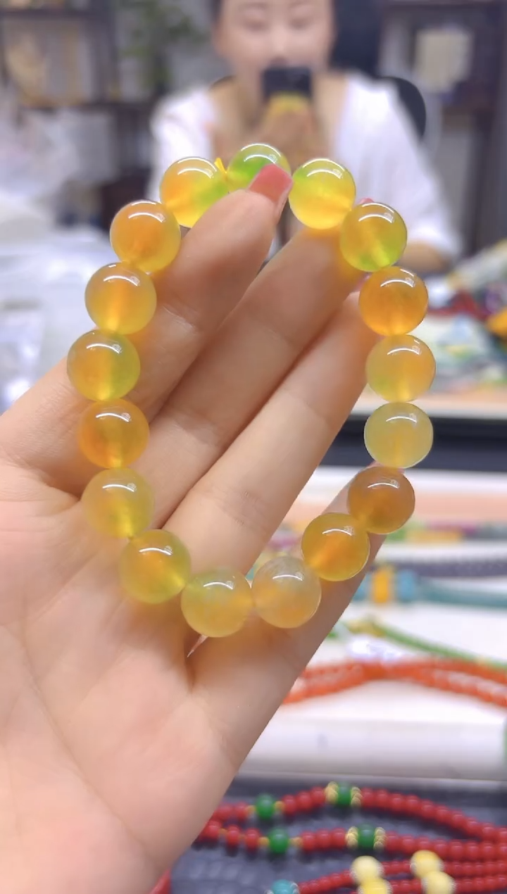未镶嵌手链翡翠DIY款S157