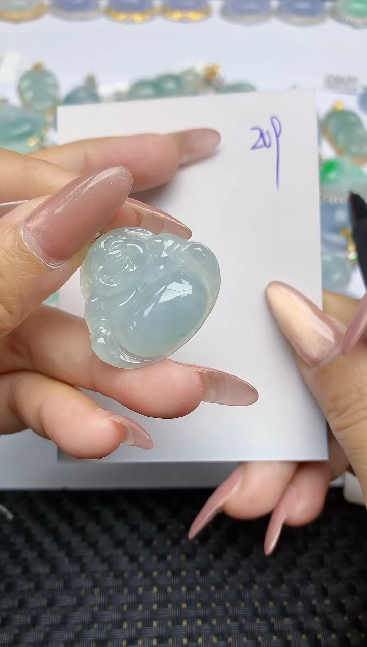 【闪购商品】翡翠颈饰18K金镶嵌天然A货翡翠 209