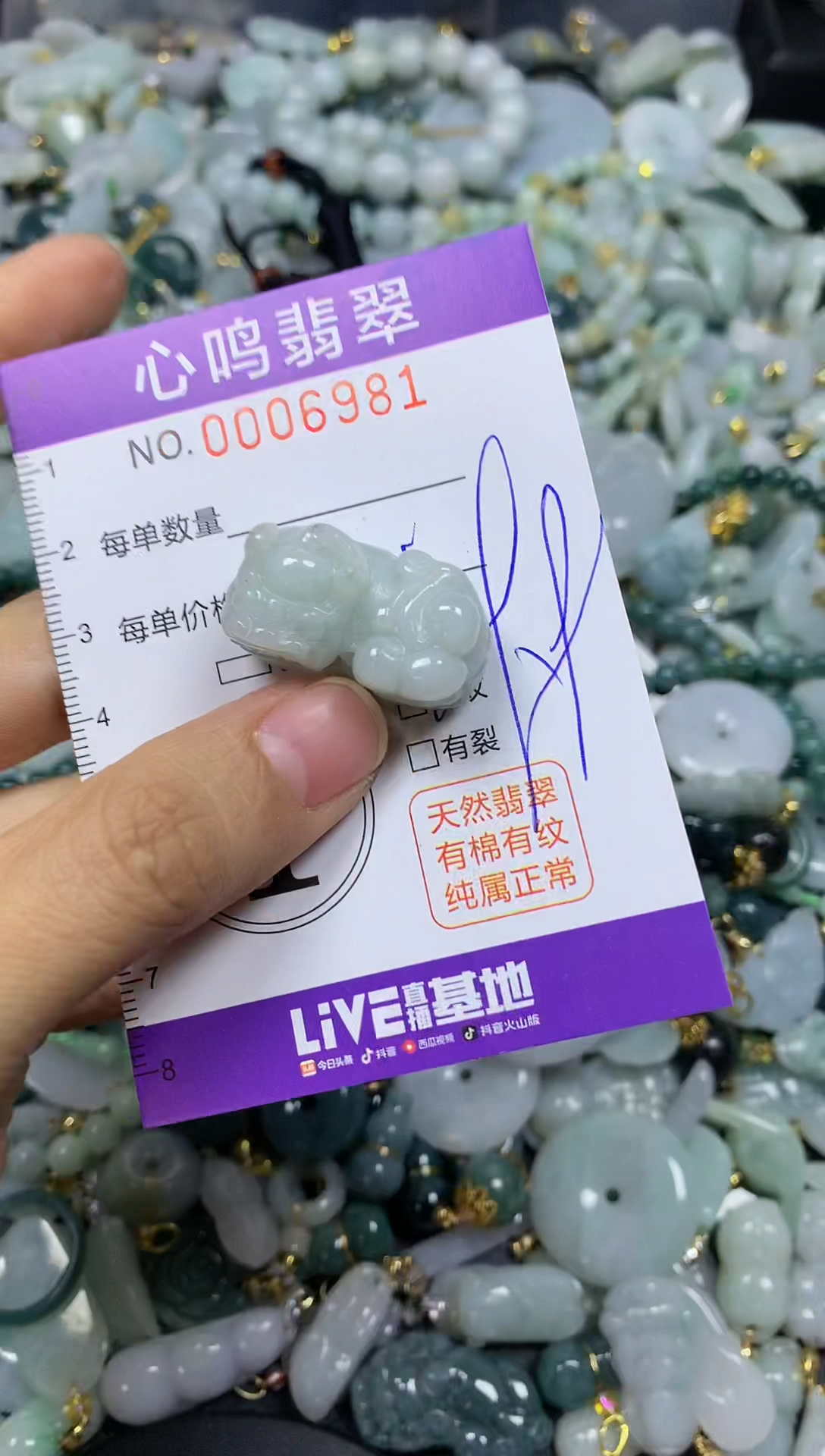【闪购商品】翡翠颈饰未镶嵌闪购006981