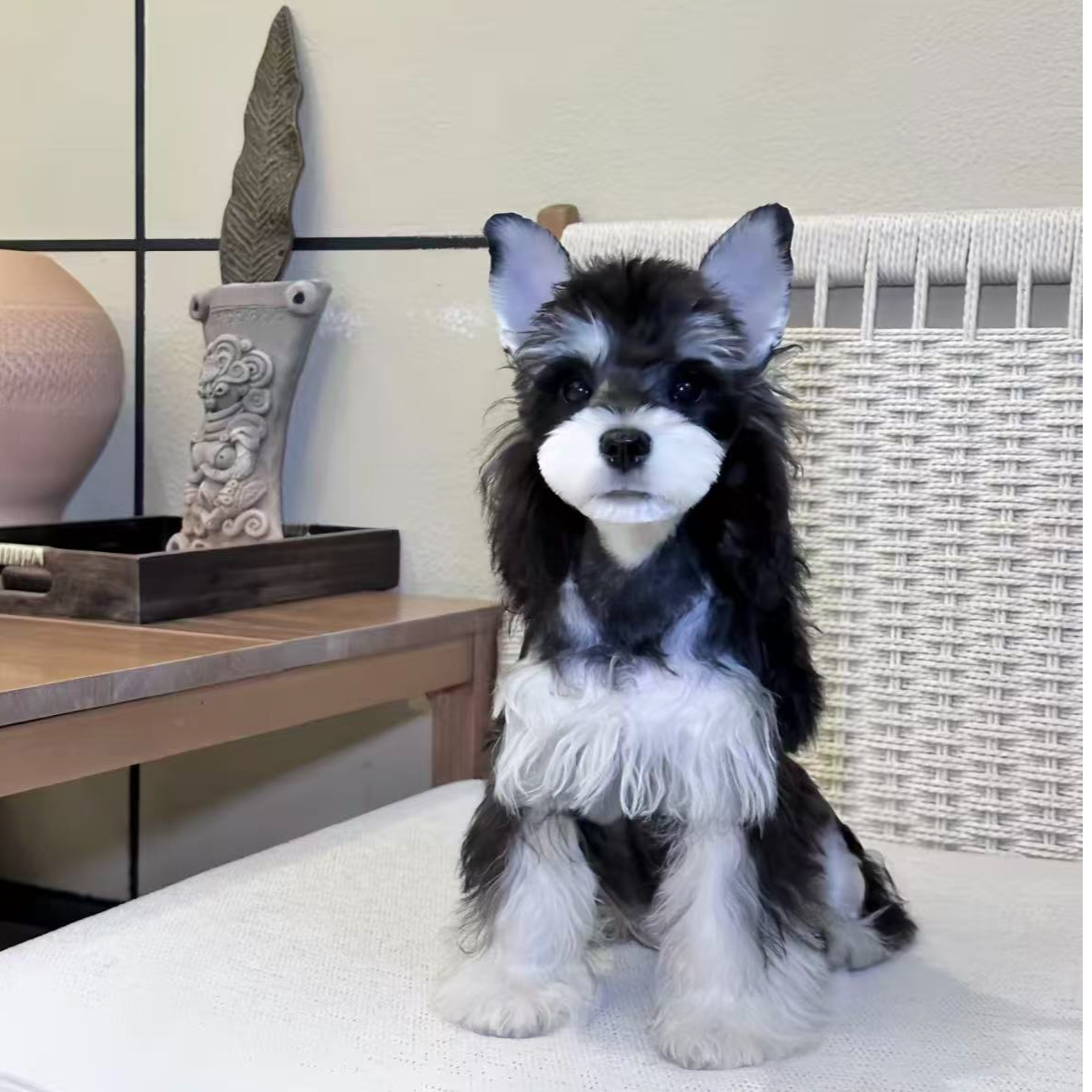 菜菜家雪纳瑞狗狗 保健康