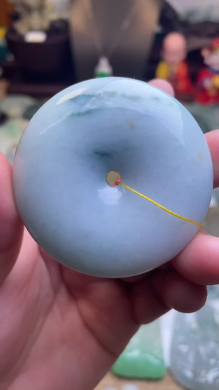 颈饰未镶嵌翡翠扣子