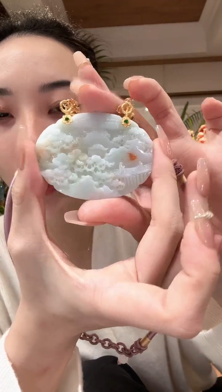 【闪购商品】翡翠颈饰未镶嵌国风