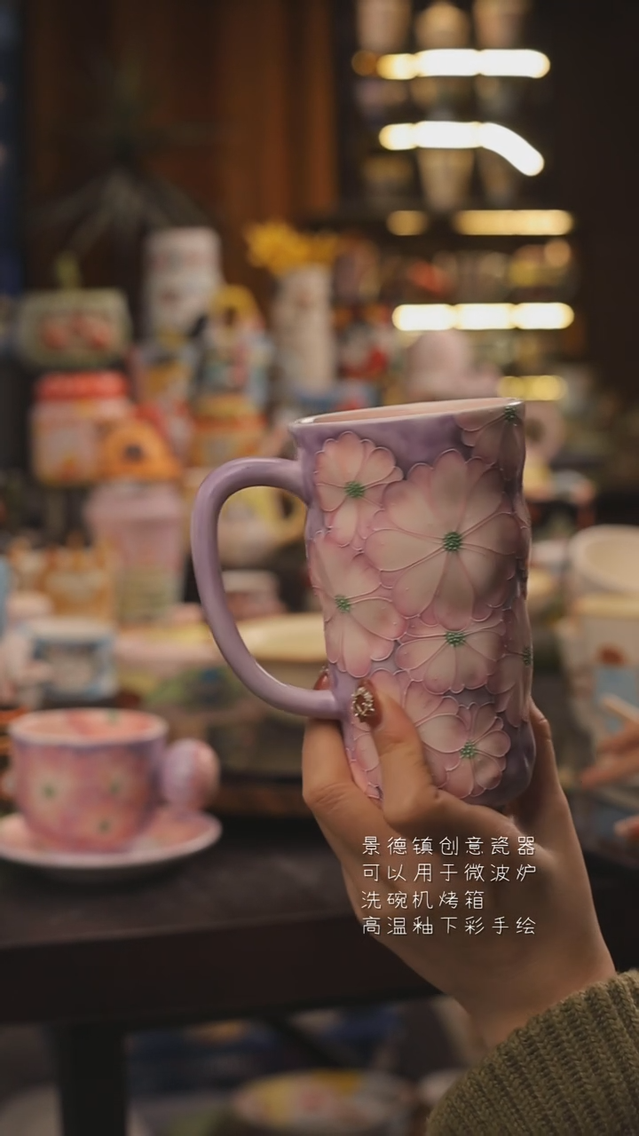 景德镇釉下彩绘设计师款式陶瓷