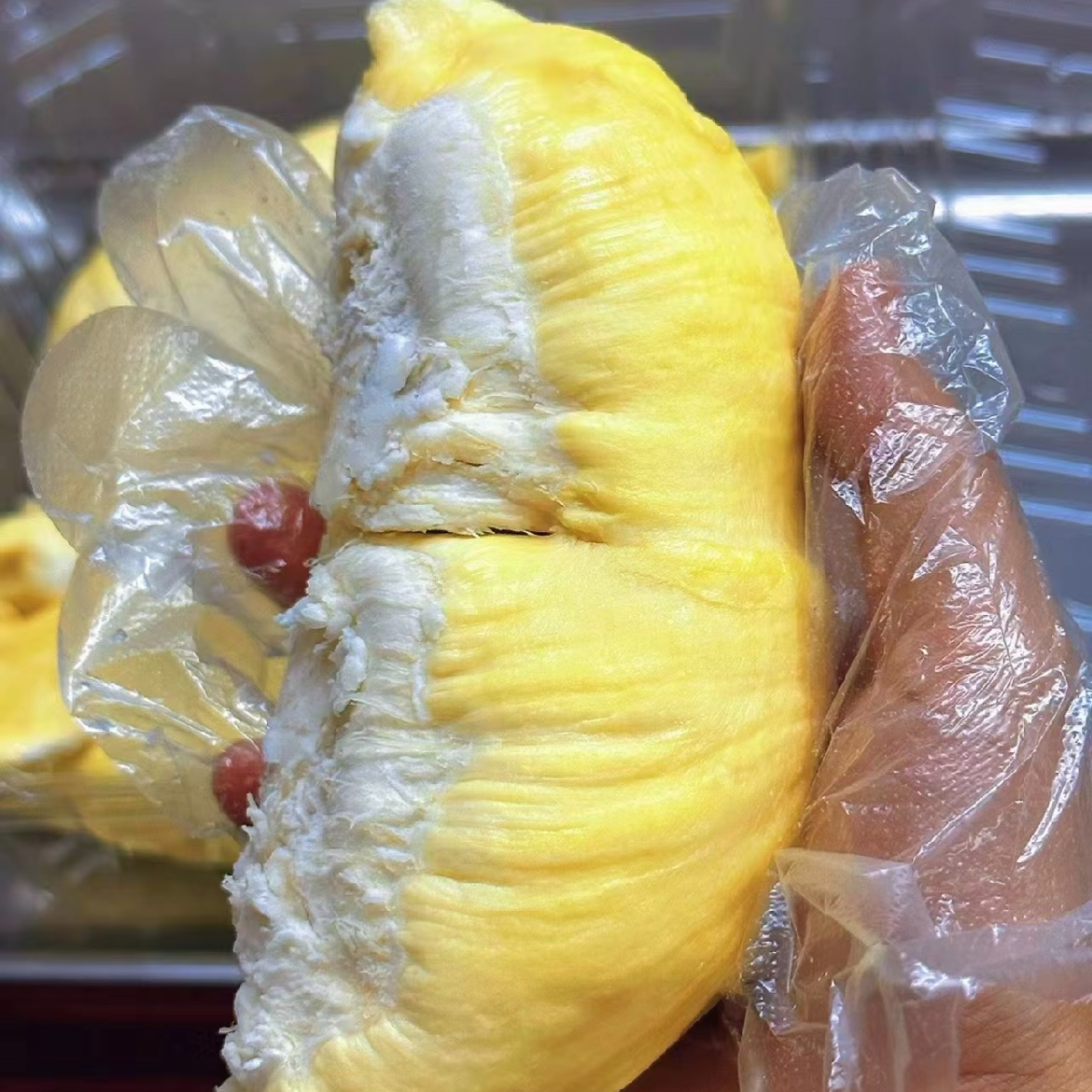 泰国树熟金枕鲜榴莲一物一拍核小一果一重公斤榴莲同城配金枕泰国