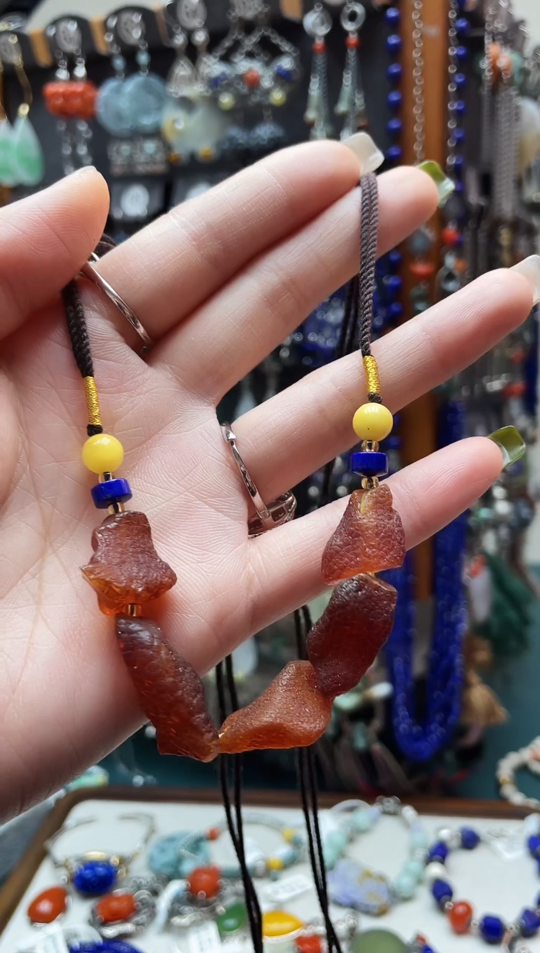 蜜蜡颈饰未镶嵌饰品