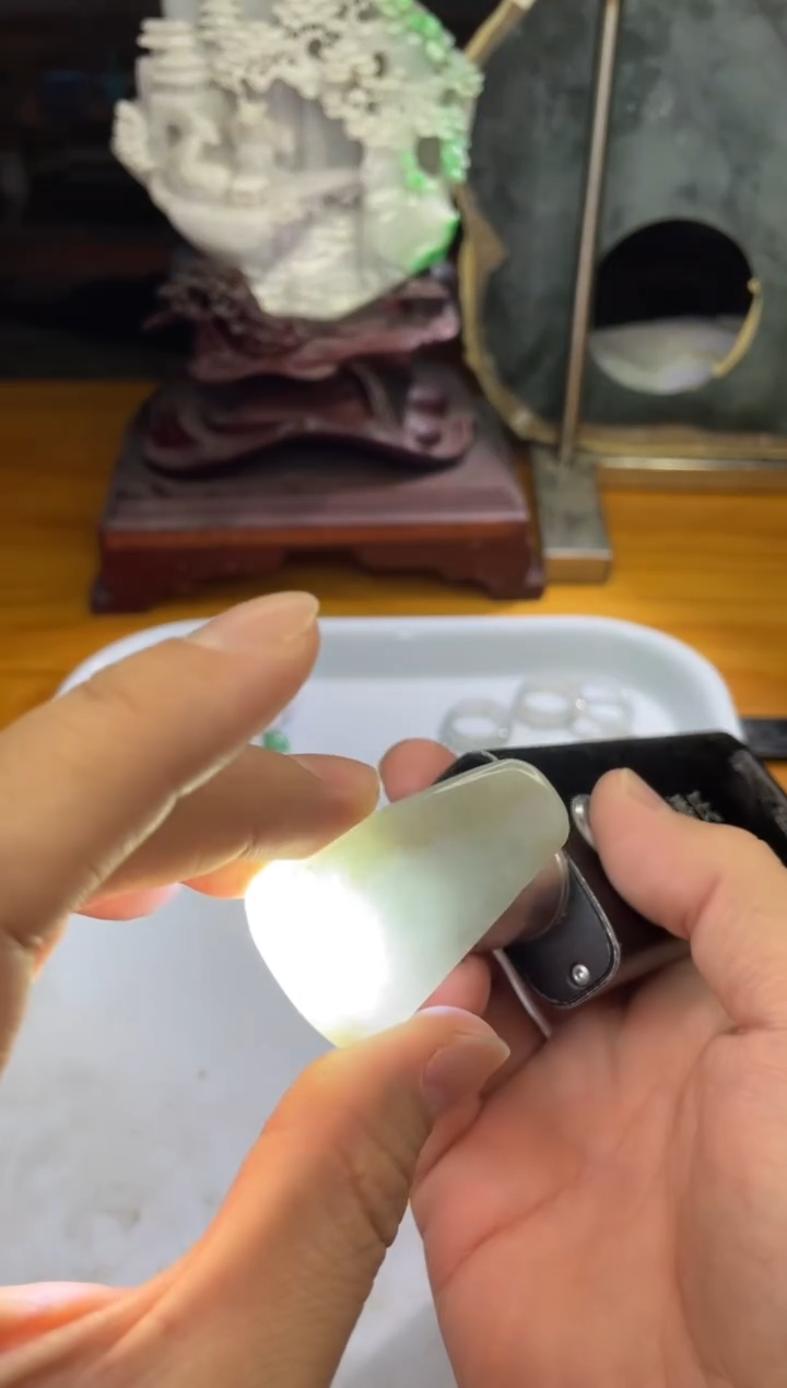 未镶嵌挂件翡翠 天然缅甸翡翠A货