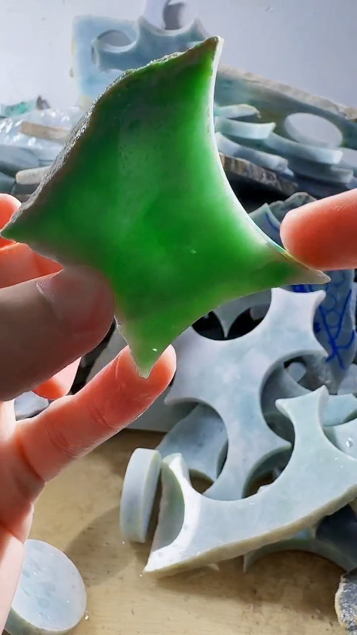 裸石翡翠天然缅甸翡翠2094
