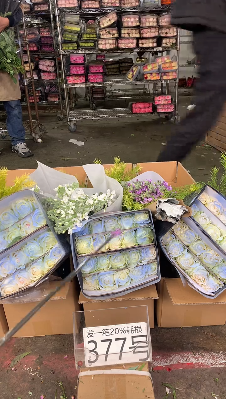 377号♥中通含20%耗损发一箱鲜花
