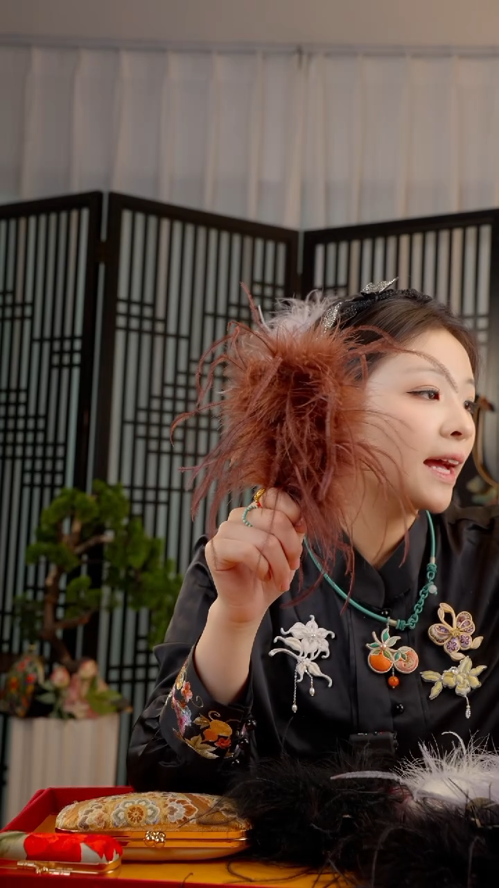 刺绣S****y非遗苏绣绒花手工饰品仓库拿11