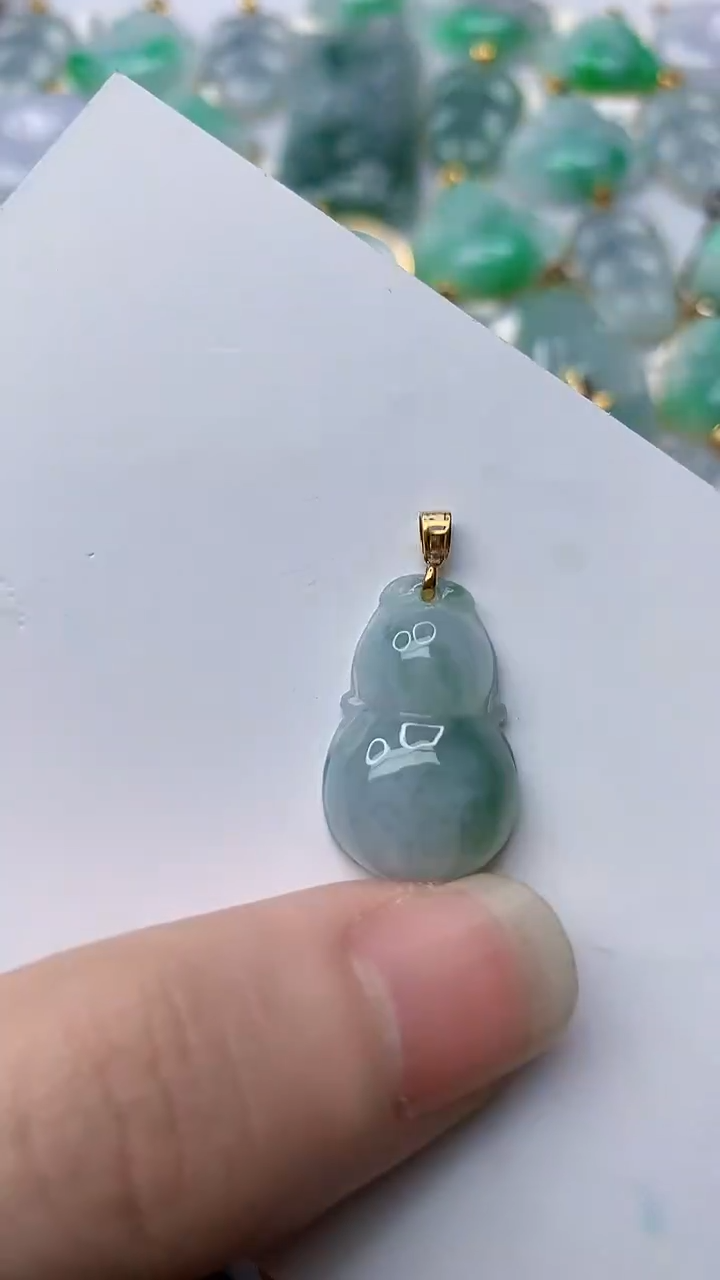 【闪购商品】翡翠颈饰18K金镶嵌36..........