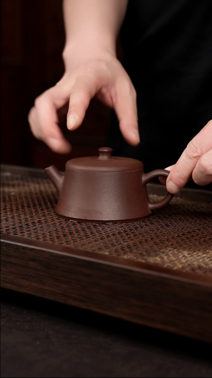 茶壶紫砂紫泥云柱