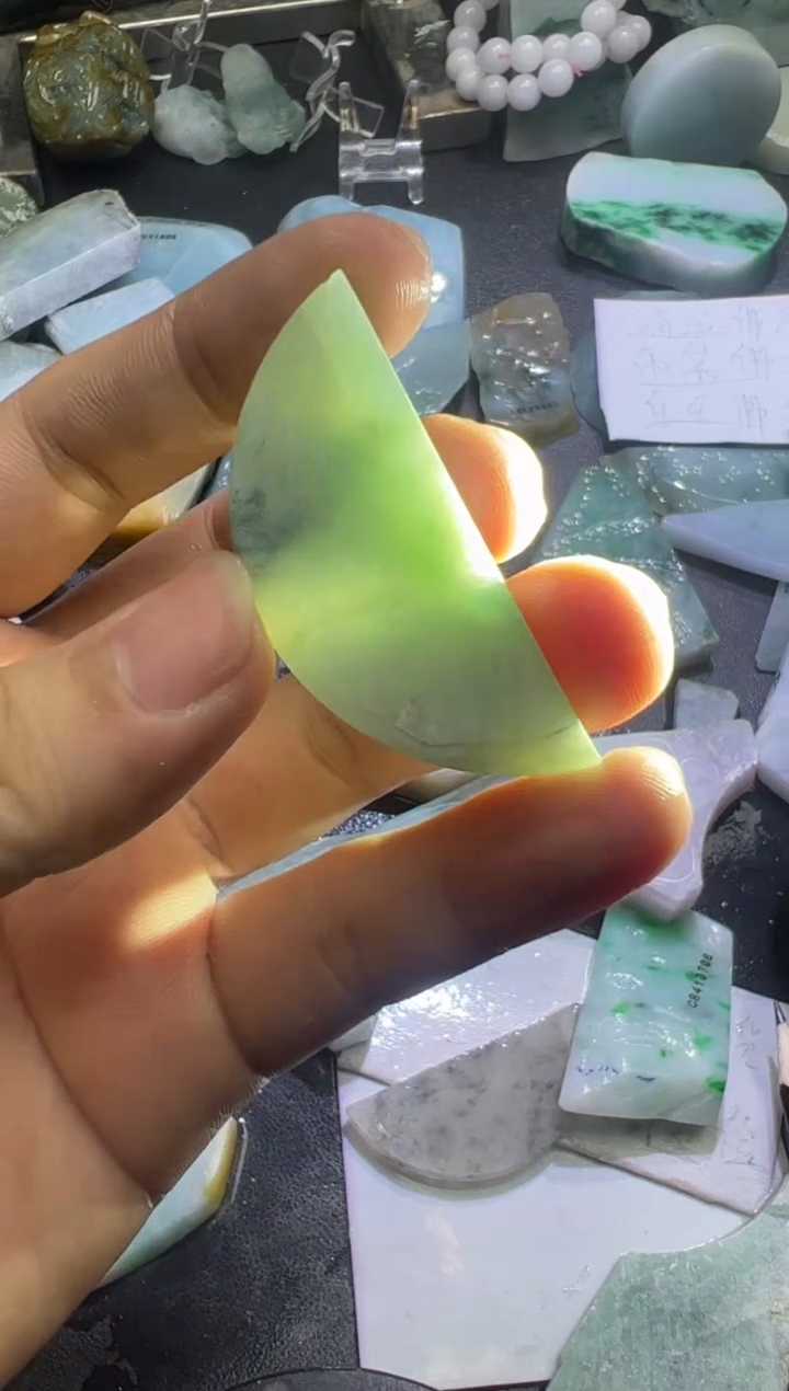 未镶嵌挂件翡翠天然缅甸翡翠A货