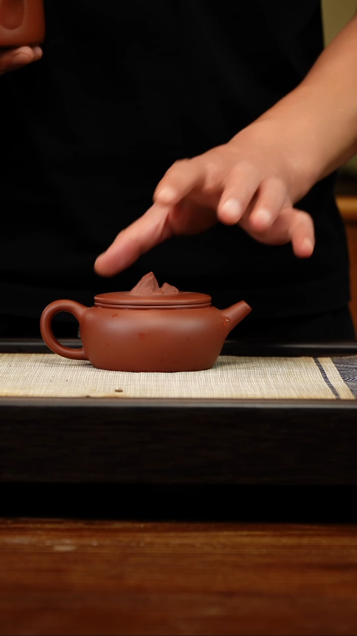 茶壶紫砂好*好紫泥观山壶