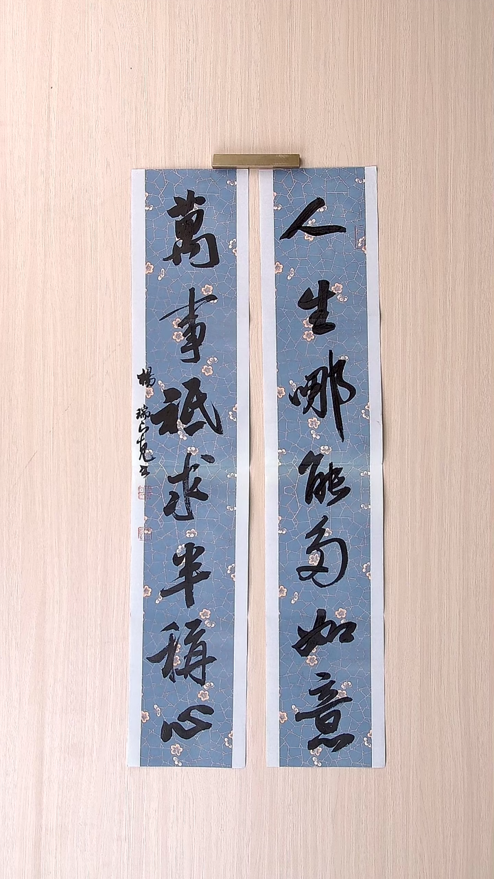 书法杨瑞宽 河南南阳68*12*2