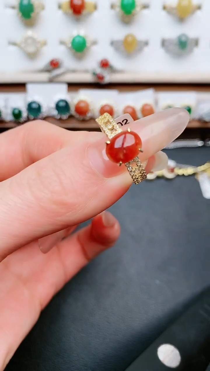 【闪购商品】翡翠戒指银S925镶嵌.....