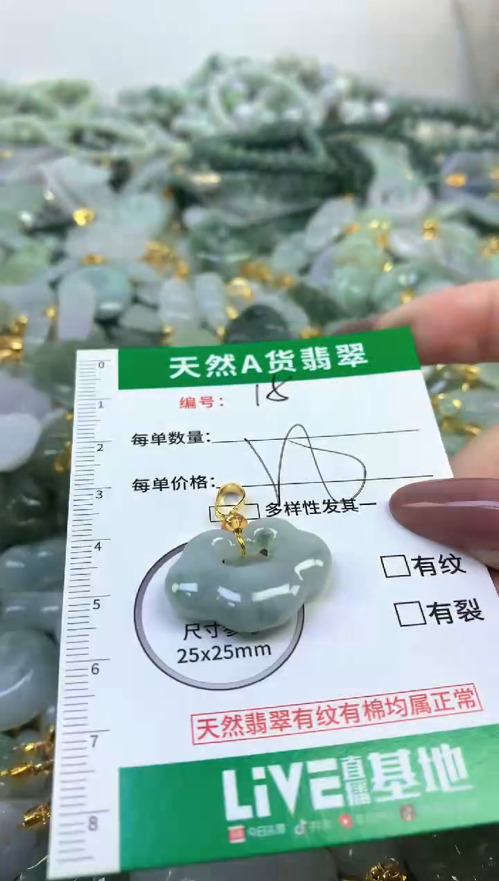 颈饰未镶嵌翡翠纯天然缅甸A货翡翠