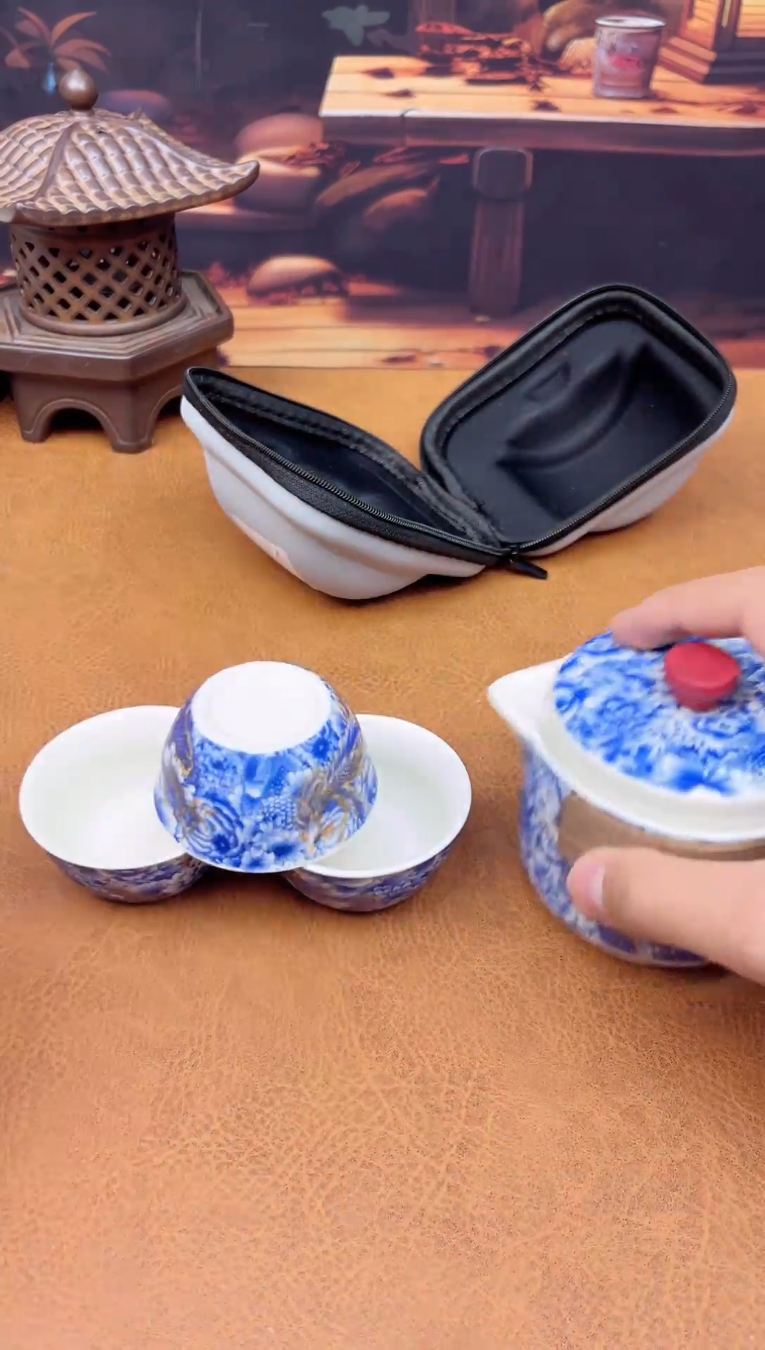 【闪购商品】陶瓷茶具摆件茶叶罐