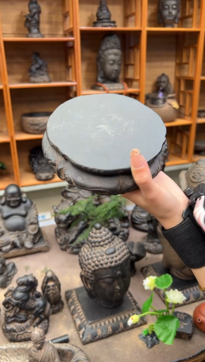 陶土【火山泥】金箍坛底座