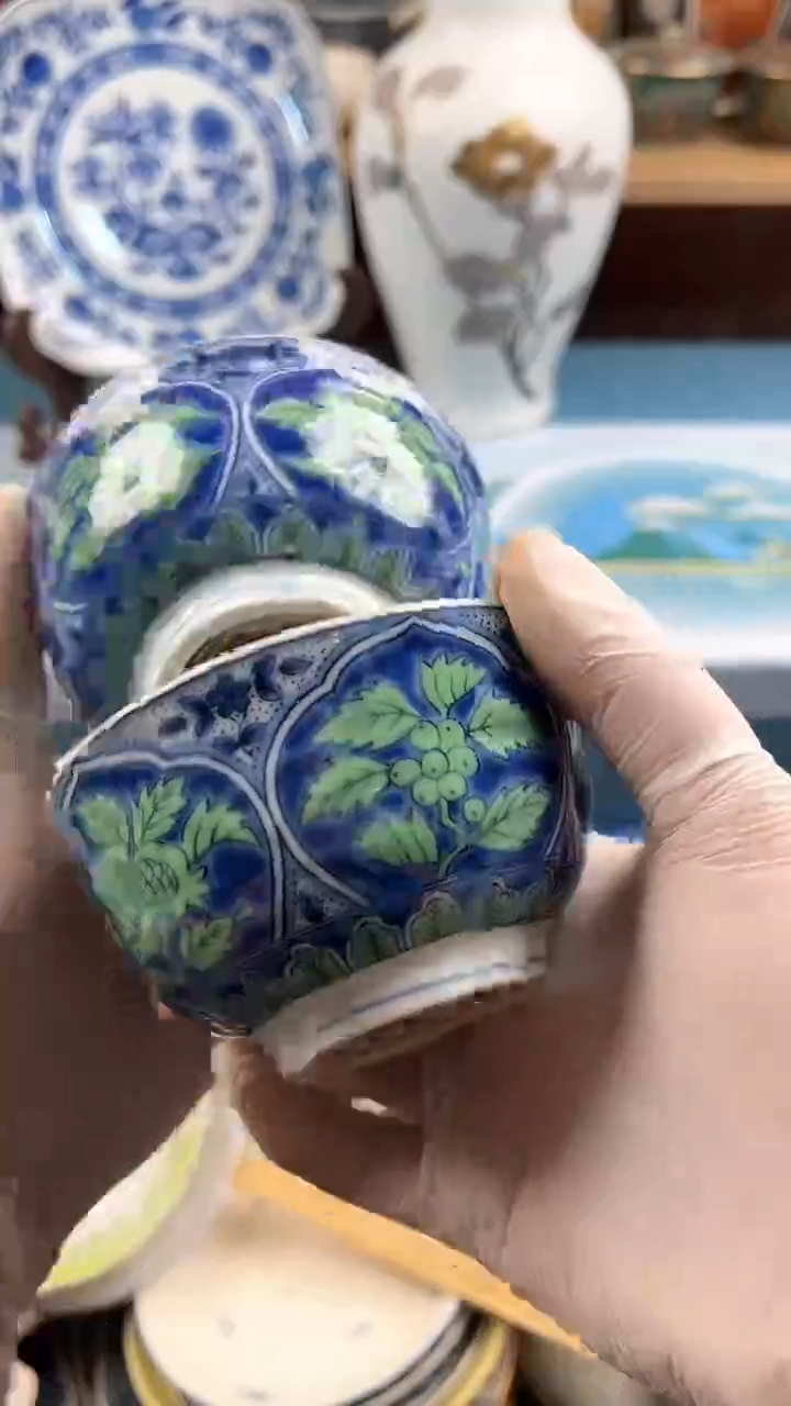 瓷片英歌瓷器满19.9包邮