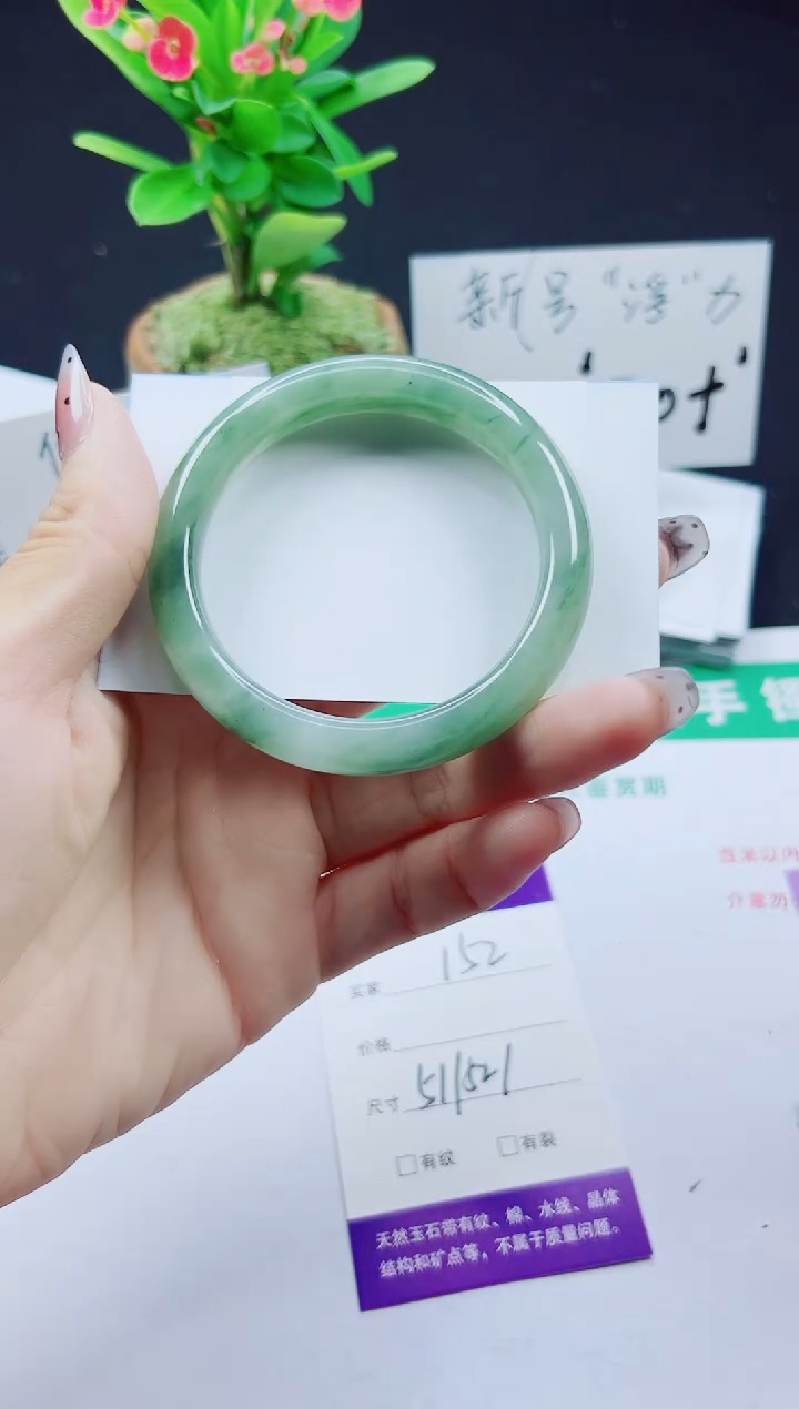 未镶嵌手镯石英质玉152-51/52