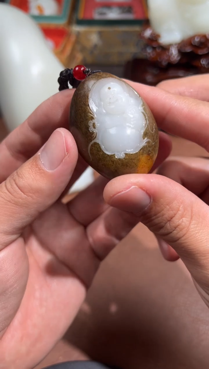 未镶嵌和田玉摆件纪**.和田玉