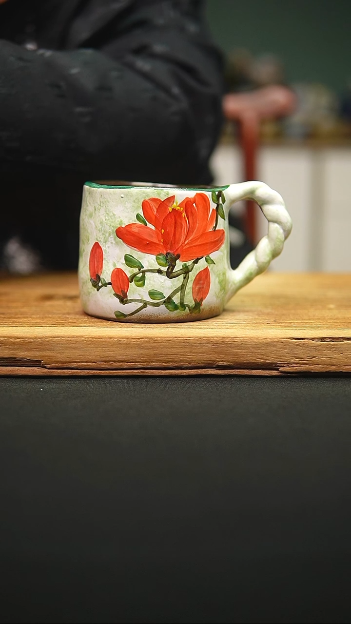 @@陶园瓷舍@@纯手工手绘@高温釉下彩