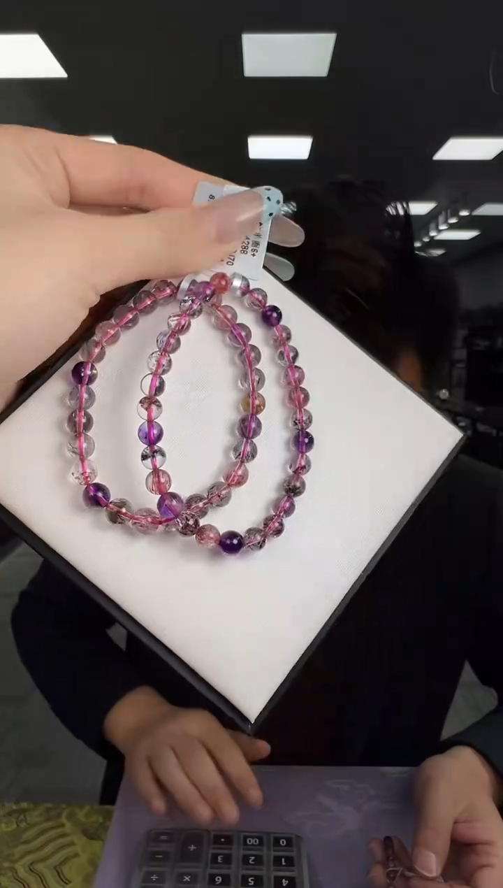 【闪购商品】水晶手链未镶嵌B26 GXL824约6mm多样性发一件