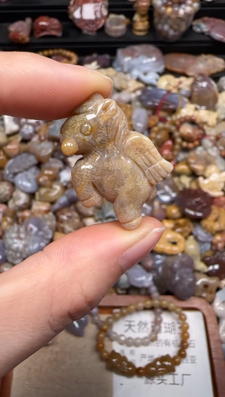 【闪购商品】硅化珊瑚（珊瑚玉）未镶嵌颈饰421