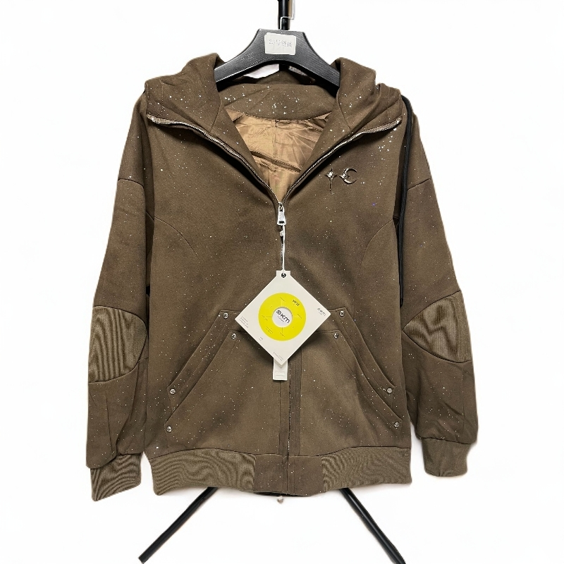 高端满天星拉链长袖四季通用春秋款卫衣休闲春秋百搭开衫771