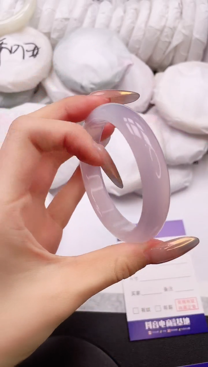 【闪购商品】石英质玉手镯未镶嵌4K505-57