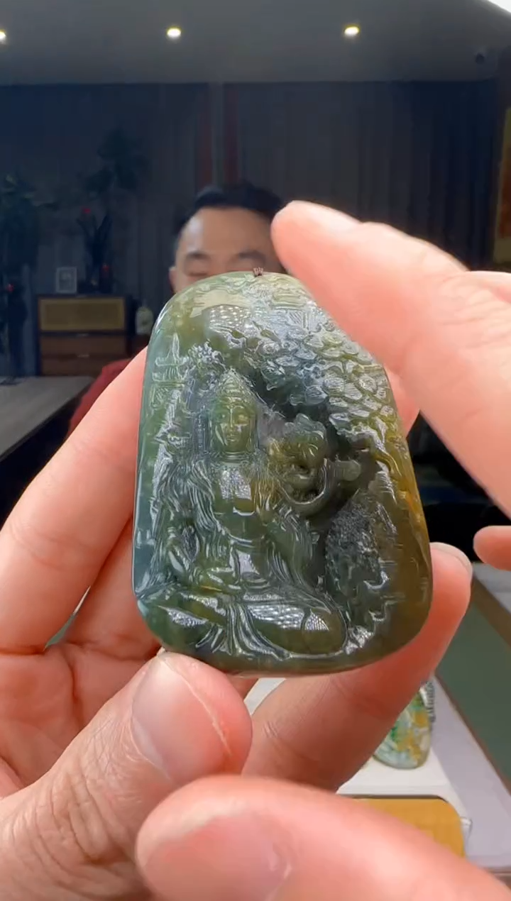 【闪购商品】翡翠吊坠(不含链)未镶嵌DY@@960Q3J14509