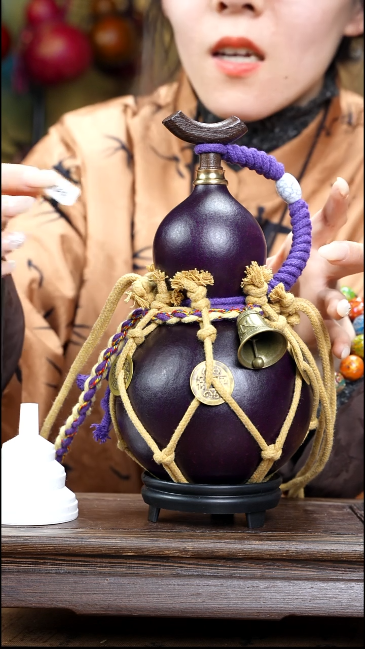 XA069网兜款大漆酒葫芦（现货现发）