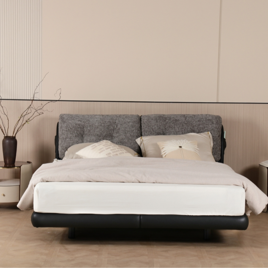 意式极简风三明治床