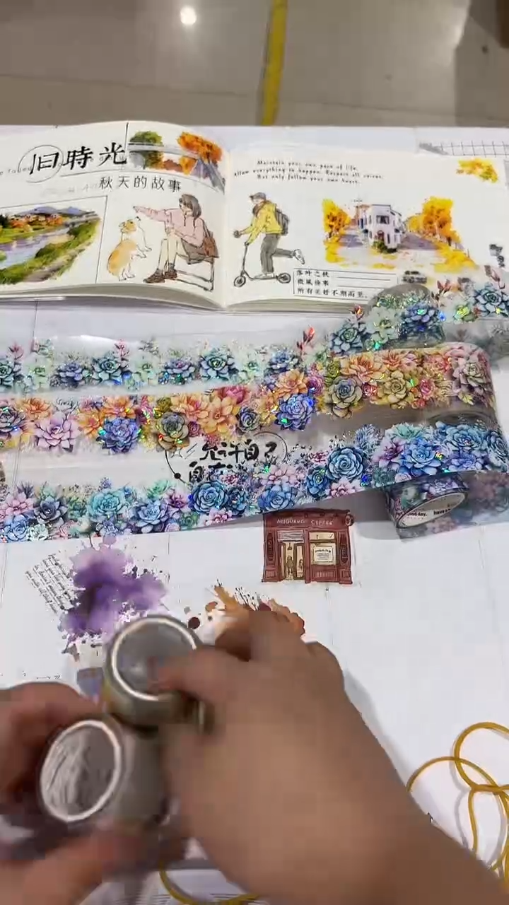 8-100 花花胶带 6卷 